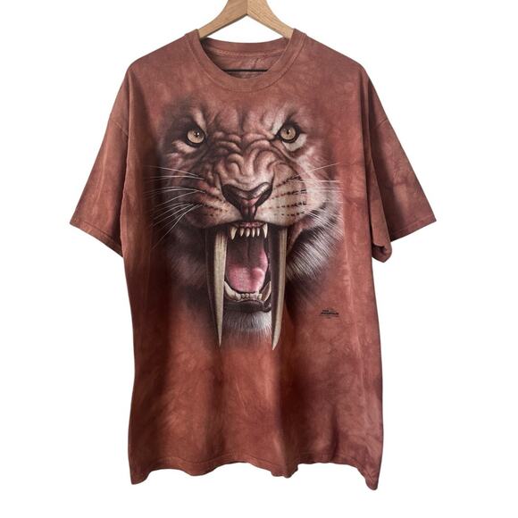 The Mountain Saber Tooth Tiger T-Shirt 2XL 2011 Jerry Lofaro 73765 100% Cotton - Picture 10 of 10